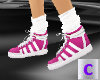 Pink/White Tennis Shoes