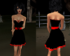 black & red dress