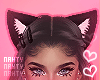 Black Pink Kitty Ears