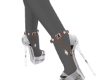 F*V3RSACE Heels White