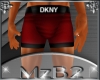 Red Black Boxers DKNY