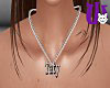 Taty Sparkle F necklace