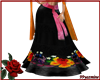falda bordada mexicana