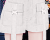 w. Tech Shorts White