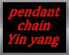 Pendant chain Yin yang