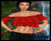 *SW* Red Ruffle Top