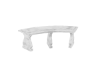 White Marble Bench