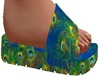 MS Slipper Peacock