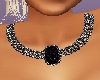 LL-Pearl Necklace/Black