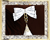 White Gold Bow N Pearl