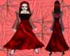 (LA)-Red Haze Gown