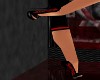 Red/black Tribal heels