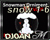 Xmas Snowman DJ Light