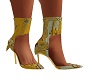 YellowFloral heels/Gee