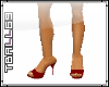 Red Spike Heels