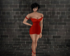 -1m- Red sexy mini dress