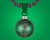 Green Bauble Necklace