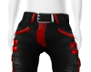 TAKEDOWN BLACK RED JEANS