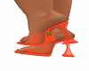 Crystal Orange Heels