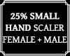 Hand Scaler Unisex 25%