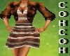 Striped Dress & Jacket