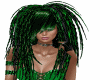 Green Animated DJ Hair