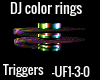 DJ colored rings
