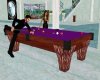 Pool Table Purple top