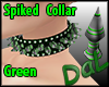 Spiked Punk Collar GRN