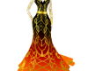 Gold Flame Gown