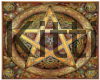 celtic pentacle rug