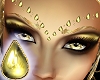 Gold nuggets makeup