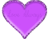 Purple Heart Love Always