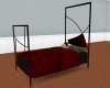 Red Metal Bed