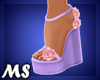 MS Flower Shoes Purple