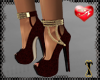 ![T] Shoes Crimson Gold