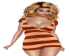 Cinnamon Striped Dress