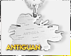 A Antigua Map Chain Cst.