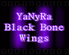IYIBlack Bone Wings