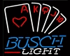neon poker busch light
