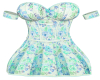 Eileen Blue Flower Dress