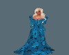 Blue Roses Gown