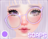 +Cute Glasses Purple
