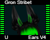 Gron Stribet Ears V4