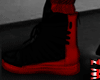 wz Shoes Black x Red
