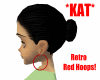 *KAT* Retro Red Hoops