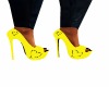 {GF} Yellow/Black Heels
