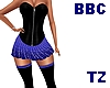 BLACK N BLUE CORSET