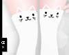 Ⓐ White Cat Stockings
