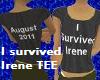I Survived Irene Tee (F)